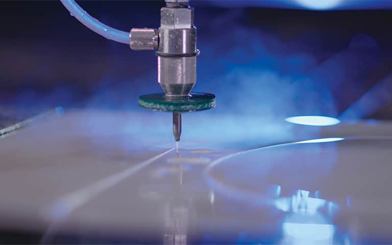 Waterjet cutting
