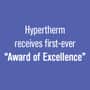 Hypertherm receives first-ever "Award of Excellence"