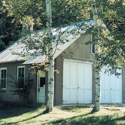 two-car garage