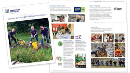 Pages from 2021 CSR report