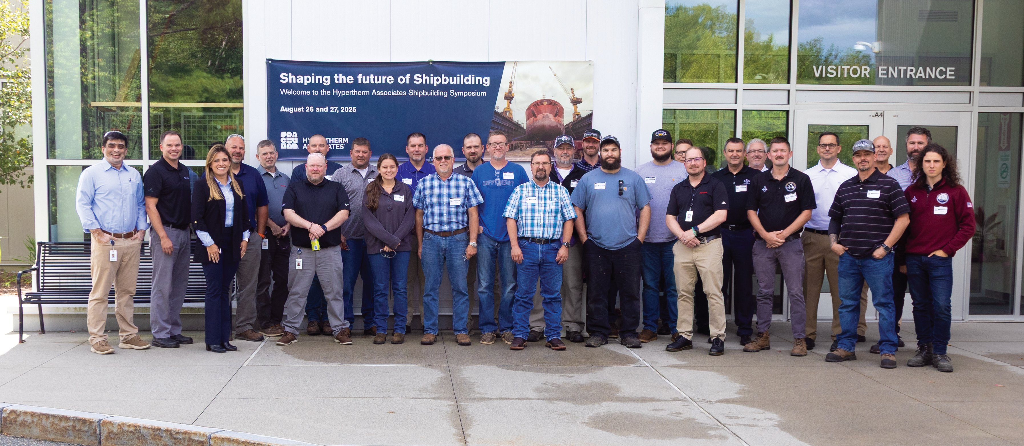 shipbuilding group photo
