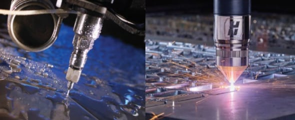 waterjet and plasma tips