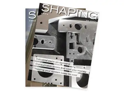 Covers of previous SHAPING magazines