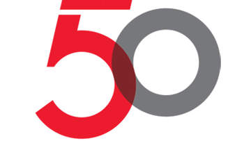 Hypertherm 50 years of Shaping Possibility logo