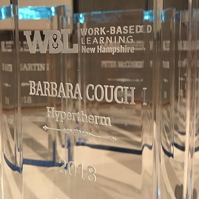 Hypertherm receives Work Based Learning Award
